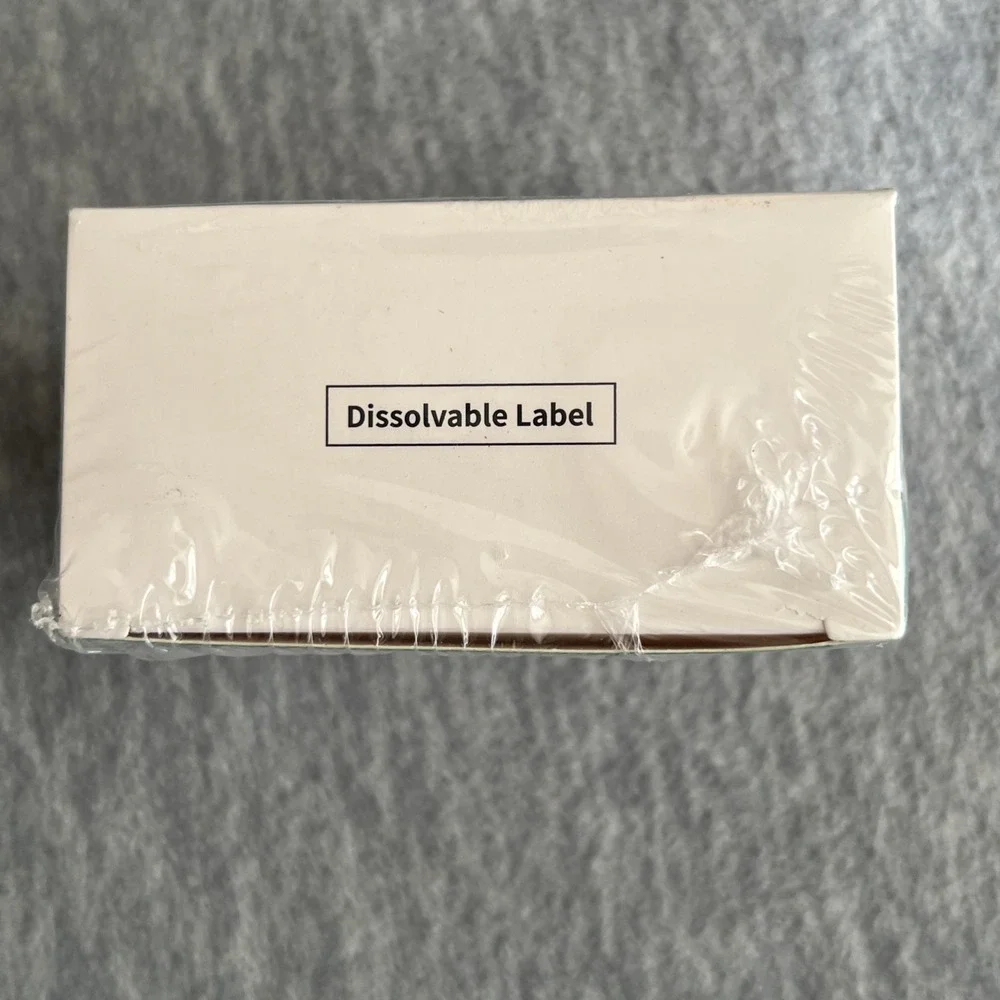 Methdic Dissolvable Labels For Food Storage‎ Containers 1.5x2.5 300 Stickers NIB